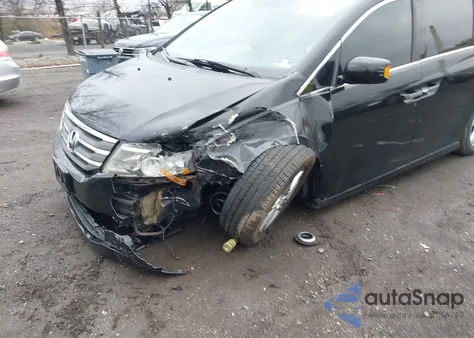 2012 Honda Odyssey Touring/Touring Elite from USA, damaged, VIN 5FNRL5H92CB069258